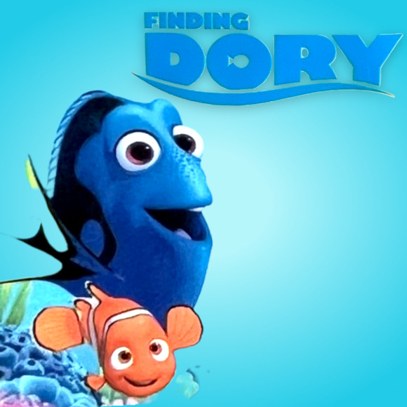 Disney Finding Dori Kids 4 Piece Meal Set BPA FREE Plastic Plate Bowl Flatware - Picture 8 of 8